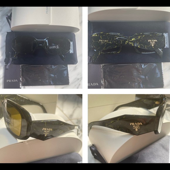 PRADA’S SEEN ON CELEBS AND INFLUENCERS, THIS STYLE IS AN UNIQUE BROWN MARBLEIZE - Picture 2 of 16